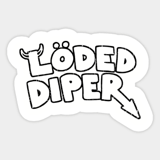 Vintage Loaded Band Sticker